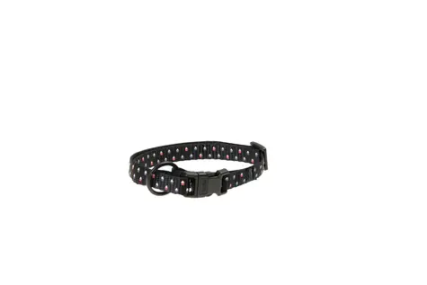 Karlie ASP Mix&Match Halsband schwarz Dreiecksmotiv - Größe XS 20-35cm 10mm