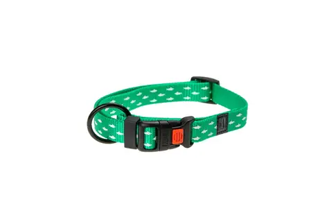 Karlie ASP Mix&Match Halsband grün Haimotiv - Größe S 30-45cm 15mm