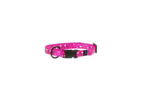 Karlie ASP Mix&Match Halsband rosa CHIP-Motiv - Größe XS 20-35cm 10mm