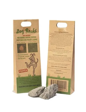 Dog Rocks / zur Beseitigung verbrannter Stellen auf dem Rasen