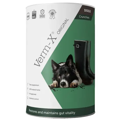 VERM-X Natürliches Granulat gegen Darmparasiten für Hunde 325 g