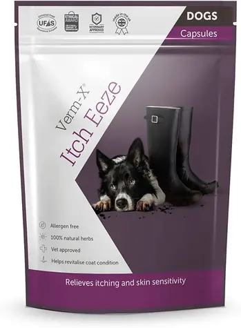 VERM-X Itch-Eeze Natürliches Mittel gegen Juckreiz für Hunde 50 g