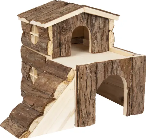 Flamingo KELDRY Holzhaus für Nagetiere 25,5x22x20cm