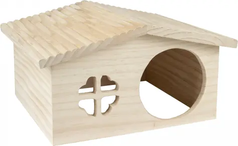 Flamingo STALLY Holzhaus für Nagetiere 32,5x27,5x17,5cm