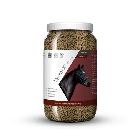 VERM-X Natürliche Pellets gegen Darmparasiten für Pferde 750 g