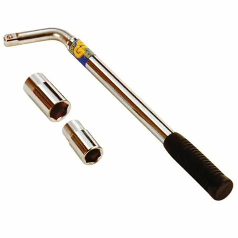 Carpoint Schlüssel für Radschrauben 17/19/21/23 mm - L