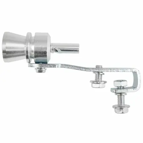 AMiO Auspuffrohrpfeife zur Simulation von Turbo-Sound / Sportauspuff - komplett aus Metall / universell