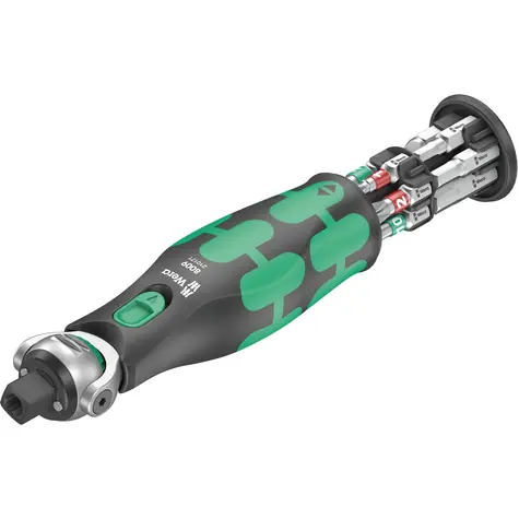 Wera 8009 Zyklop Pocket Imperial Set 1 / Bit-Schraubendreher / 1/4" und 3/8"