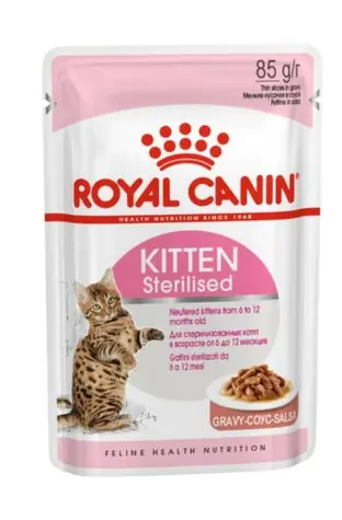 Royal Canin Sterilised Gravy 12 x 85 g / Beutel für Katzen