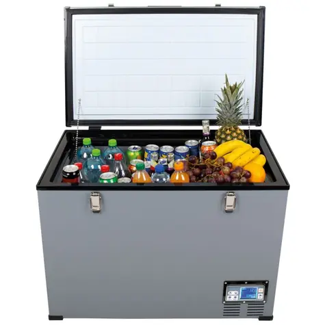 Aroso 20.875 Autokühlschrank / Gefrierschrank / Kompressorkühlschrank / Autokühler 12V/24V/230V 95l -18°C