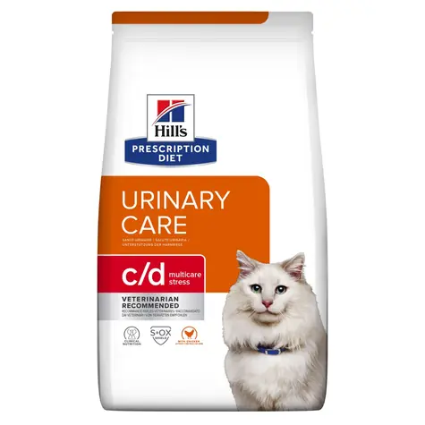 Hill's PD Feline c/d Multicare 1,5 kg / Granulat für Katzen / mit Huhn / Harnwegspflege
