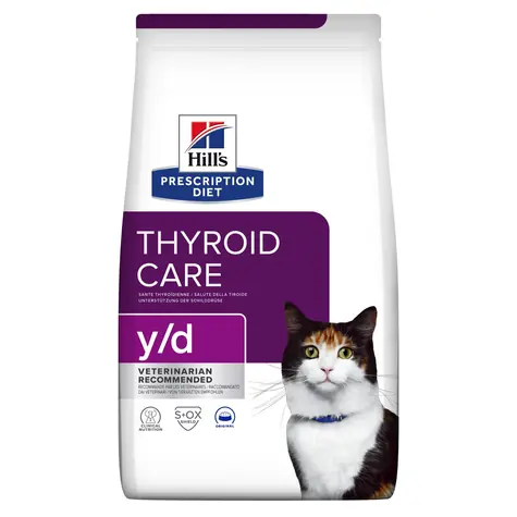Hill's PD Feline Schilddrüsenpflege y/d 1,5 kg / Granulat für Katzen / Schilddrüse