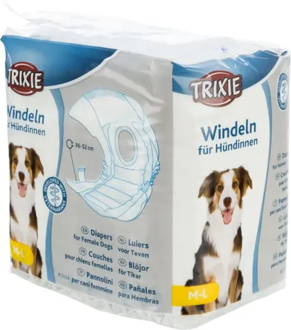 TRIXIE 23634 Papierwindeln ML 12 Stk