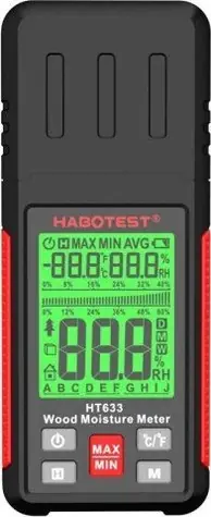 Habotest HT633 Digitales Holzfeuchtemessgerät