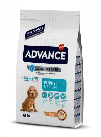 ADVANCE DOG MEDIUM Puppy Protect 3kg / Granulat für Hunde / für Welpen mittlerer Rassen