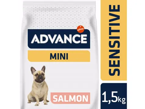 ADVANCE DOG MINI Sensitive 1,5kg / Granulat für Hunde / für erwachsene Hunde kleiner Rassen