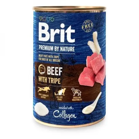 Brit Premium by Nature Rindfleisch mit Kutteln 400g / Dose für Hunde