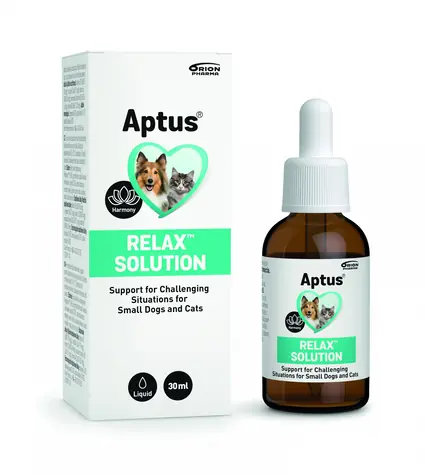 Aptus Relax Lösung 30 ml / Ergänzungsfuttermittel für kleine Hunde- und Katzenrassen
