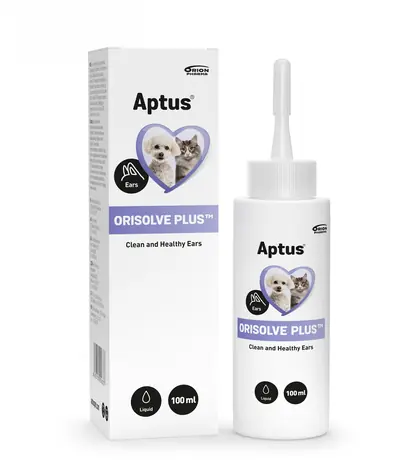 Aptus Orisolve PLUS 100 ml / Ohrenreinigungslösung für Hunde und Katzen