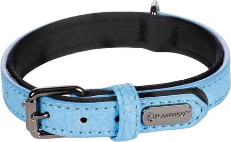 Flamingo Leza Halsband mit Neoprenpolsterung blau XS/S