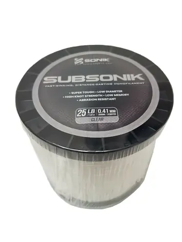 Sonik Vlasec Subsonic Clear 3000m 0,31mm 15lb