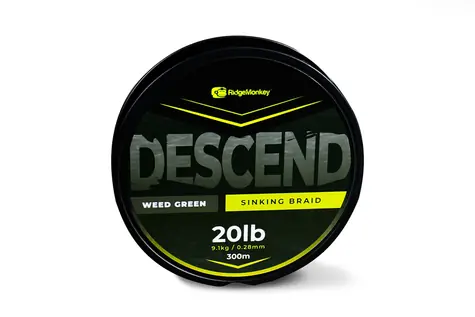 RidgeMonkey Descend Sinking Braid 300 m 0,28 mm 20 lb