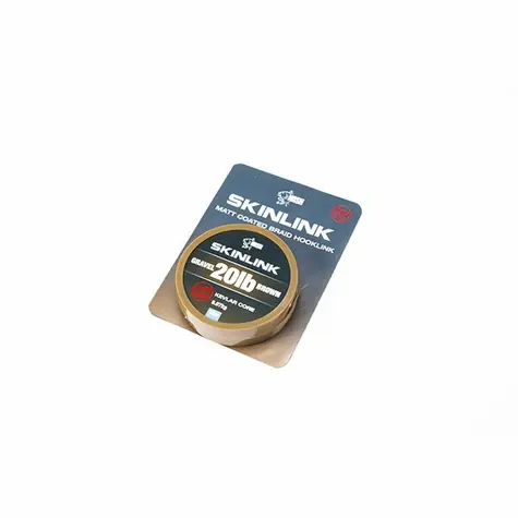 Nash SkinLink Stiff Cord 10m 20lb Gravel Brown