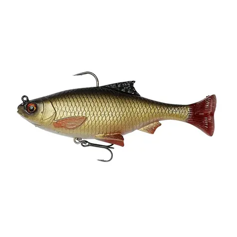 Savage Gear Gummiköder 3D Pulse Tail Roach 10 cm 17,5 g S Rudd 2 Stück