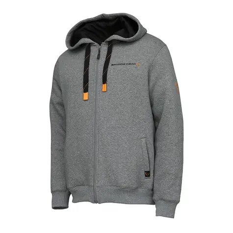 Savage Gear Classic Zip Hoodie Grau Melange S