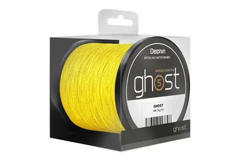 Delphin Cord Ghost 4+1 Gelb 600 m 0,23 mm 13,6 kg