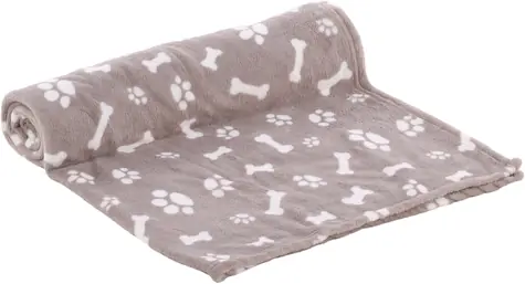 Flamingo Zuma Fleecedecke Würfel/Packy Beige 150x100cm