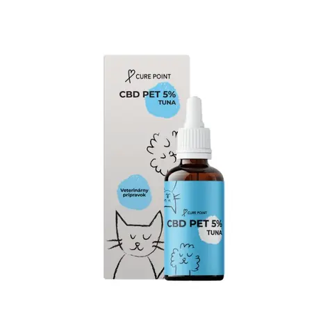 Cure Point CBD PET 5% Öl für Hunde Thunfisch 10 ml / mit Thunfischgeschmack 