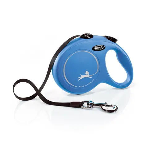 Flexi New Classic L 5m/50kg blau / Leine