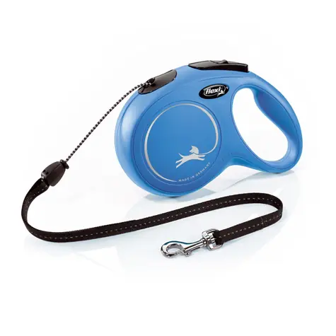 Flexi New Classic M 8m/20kg blau / Leine
