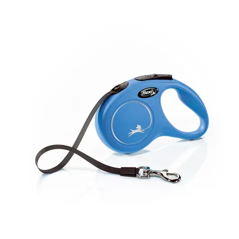 Flexi New Classic S 5m/15kg blau / Leine