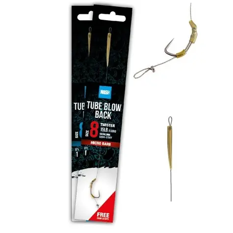 Nash Tube Blow Back Rig Größe 4