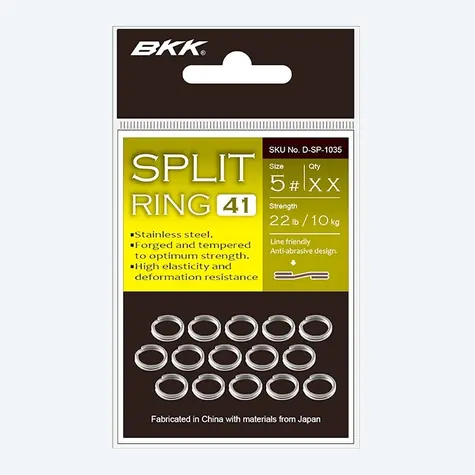 BKK Split Ring-41 Größe 5 14kg 18St