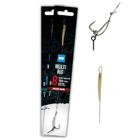 Nash Multi Rig Barbed Rig Größe 8