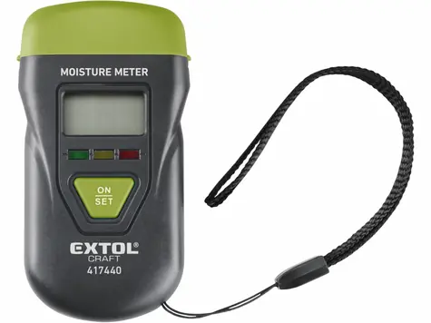 Extol-CRAFT Materialfeuchtemessgerät / LCD / für Holz und Gips