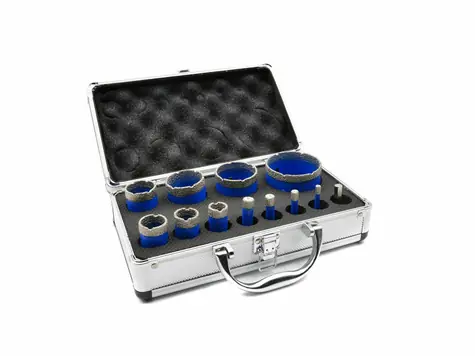 GEKO Diamant-Kernbohrer-Set 12-teilig / 6-68 mm