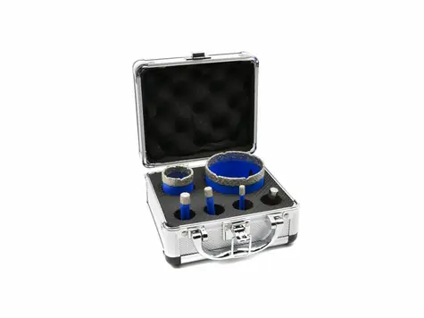 GEKO Diamant-Kernbohrer-Set 6-teilig / 6-68 mm 