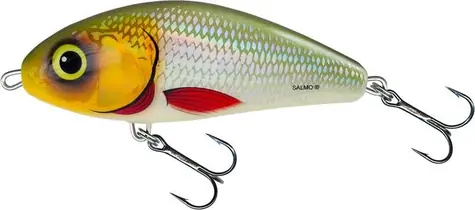 Salmo Wobbler Fatso Floating 12cm Silber Halo