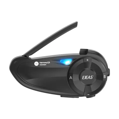 EJEAS Q7 Gegensprechanlage für Motorräder / Reichweite 800 m / 260 h / IP65 