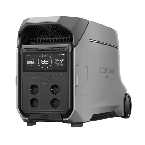 EcoFLow Delta Pro 3 / Ladestation / 4096 Wh / 6000 W / LCD-Display
