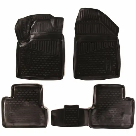 SIXTOL 3D Gummiteppiche Jeep Cherokee | 2016-2019 SUV | USA 