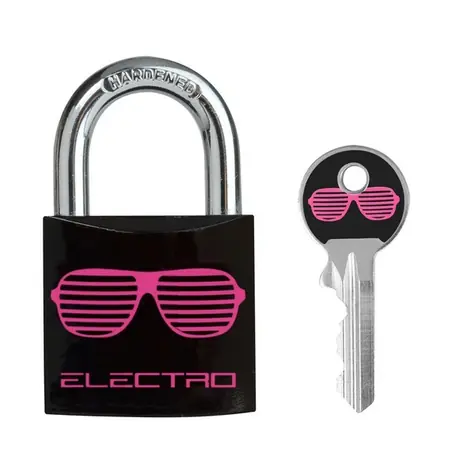 Master Lock 3430EURDELEC Vorhängeschloss aus massivem Aluminium - 30 mm