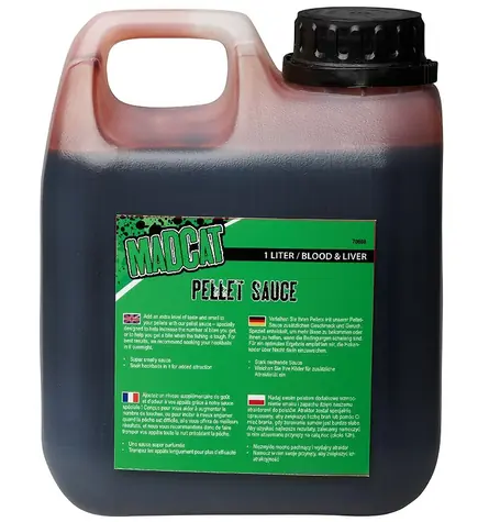 MADCAT Booster Pellet Sauce 1l Blut und Leber