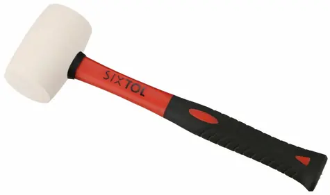 SIXTOL TPR Hammer 450 weiß / Gummihammer / 450g / 330mm