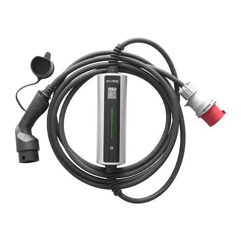 Besen BN70- BC-11KW-APP grau / tragbares Ladegerät für Elektroautos / 11 kW