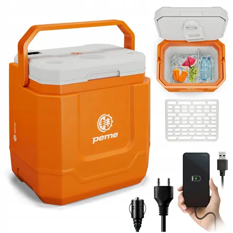 Peme Trip 31,5 l orange / Autokühlbox / 31,5 Liter / 12 V / 55 W / Angebot